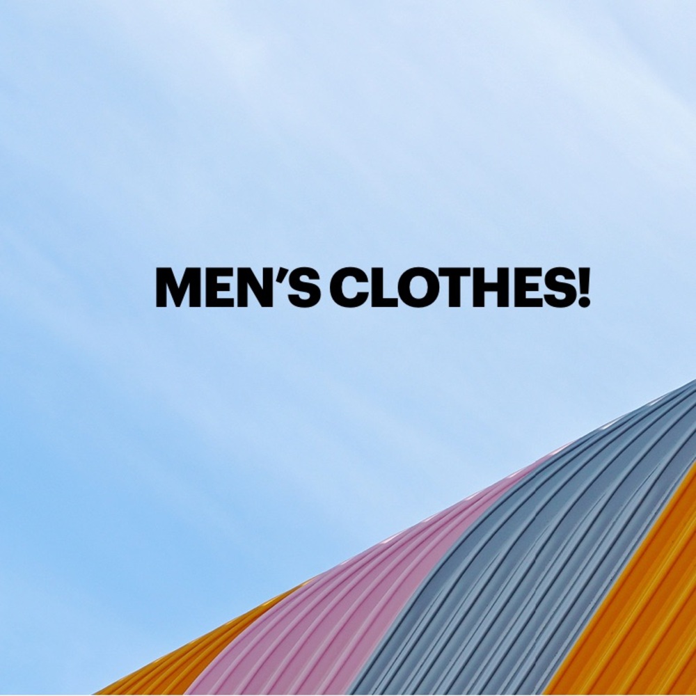 Colorful Men's Clothes